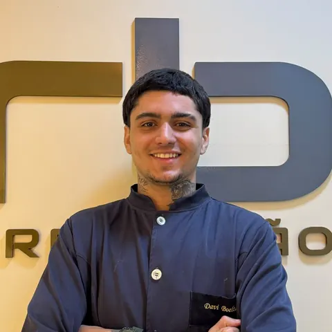 Davi Boelter, estagiário e acadêmico de Odontologia da RB Prevenção